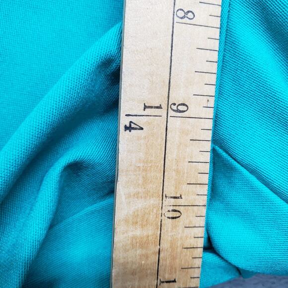 Larry Levine Women's Size 10 Turquoise Blue Slim Leg Ankle Pants Stretch NWT - Picture 10 of 11